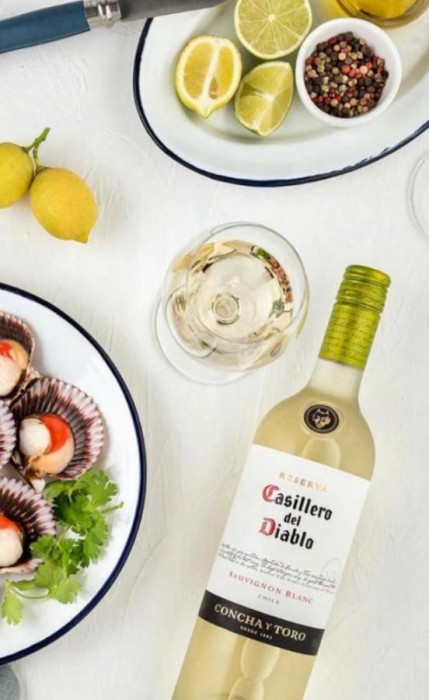 WINO CASILLERO DEL DIABLO SAUVIGNON BLANC BIAŁE WYTRAWNE 750ML