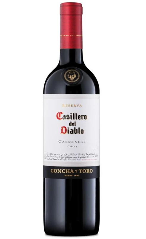WINO CASILLERO DEL DIABLO CARMENERE CZERWONE WYTRAWNE 750ML
