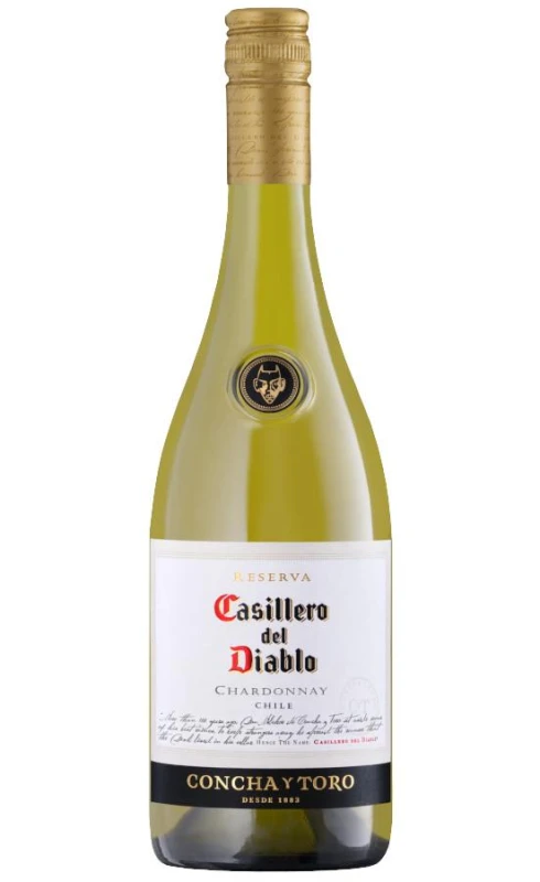 WINO CASILLERO DEL DIABLO CHARDONNAY BIAŁE WYTRAWNE 750ML