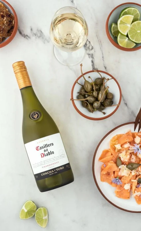 WINO CASILLERO DEL DIABLO CHARDONNAY BIAŁE WYTRAWNE 750ML