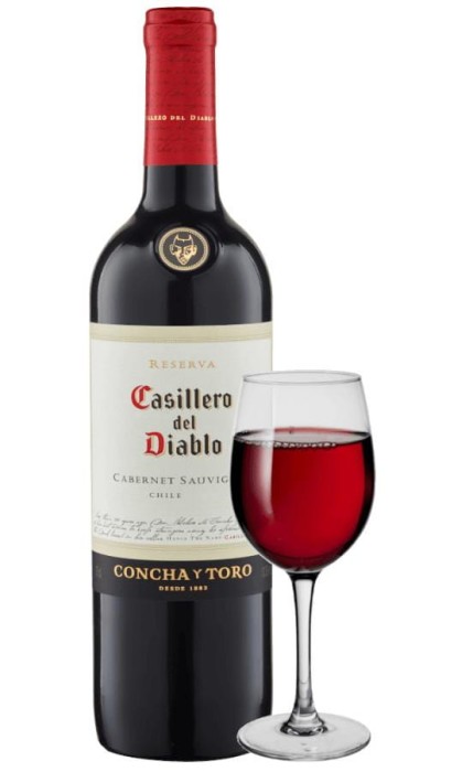 WINO CASILLERO DEL DIABLO CABERNET-SAVIGNON CZERWONE WYTRAWNE 750ML