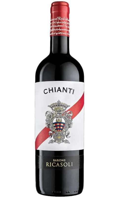 WINO CHIANTI BARONE RICASOLI CZERWONE WYTRAWNE 750ML