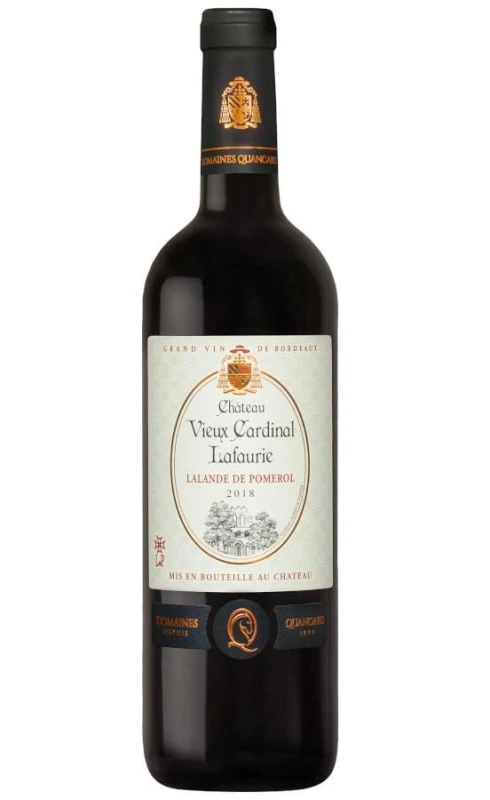 WINO CHATEAU VIEUX CARDINAL CZERWONE WYTRAWNE 750ML