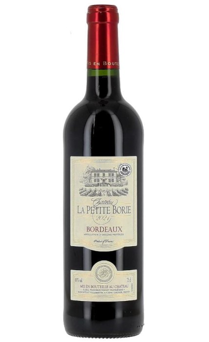 WINO CHATEAU LA PETIT BORIE BORDEAUX CZERWONE WYTRAWNE 750ML