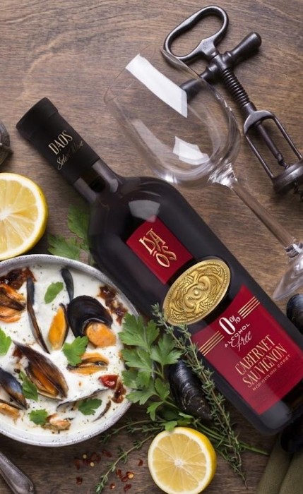 WINO DAOS CABERNET SAUVIGNON 0% CZERWONE SŁODKIE 750ML