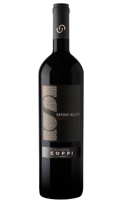 WINO COPPI SINISCALCO PRIMITIVO CZERWONE WYTRAWNE 750ML