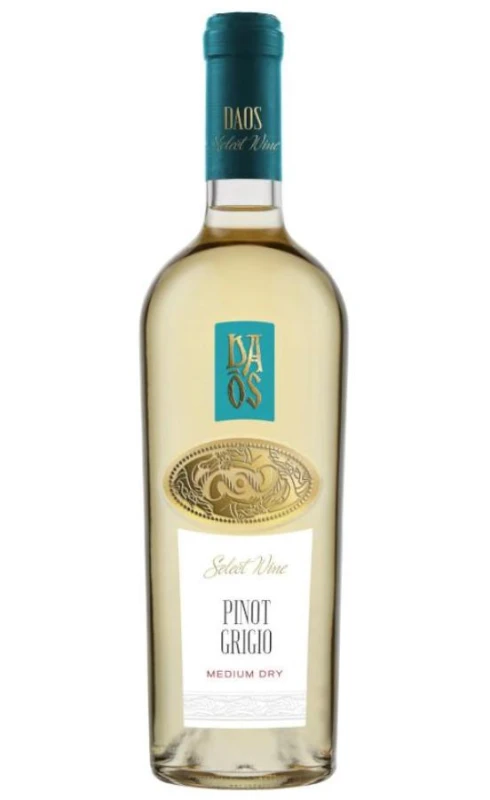 WINO DAOS PINOT GRIGIO BIAŁE PÓŁWYTRAWNE 750ML