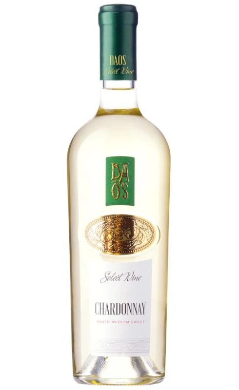 WINO DAOS CHARDONNAY BIAŁE PÓŁSŁODKIE 750ML