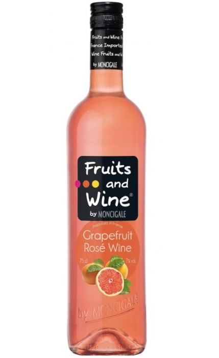 WINO FRUITS&amp;WINE GRAPEFRUIT RÓŻOWE SŁODKIE 750ML 7%