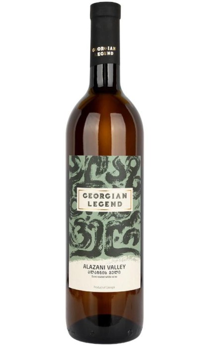 WINO GEORGIAN LEGEND ALAZANI BIAŁE PÓŁSŁODKIE 750ML