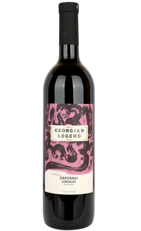 WINO GEORGIAN LEGEND SAPERAVI CZERWONE WYTRAWNE 750ML