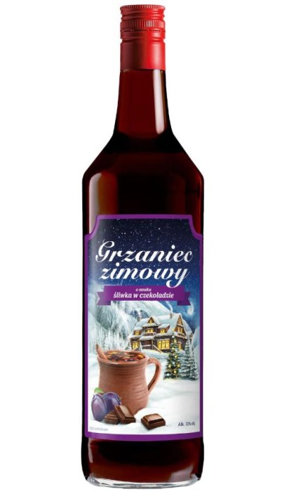 WINO GRZANIEC ZIMOWY ŚLIWKA W CZEKOLADZIE