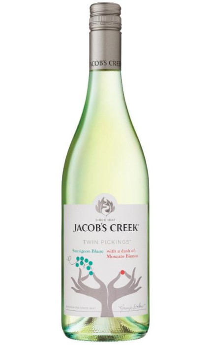WINO JACOBS CREEK TWIN PICKINGS BIAŁE PÓŁWYTRAWNE 750ML
