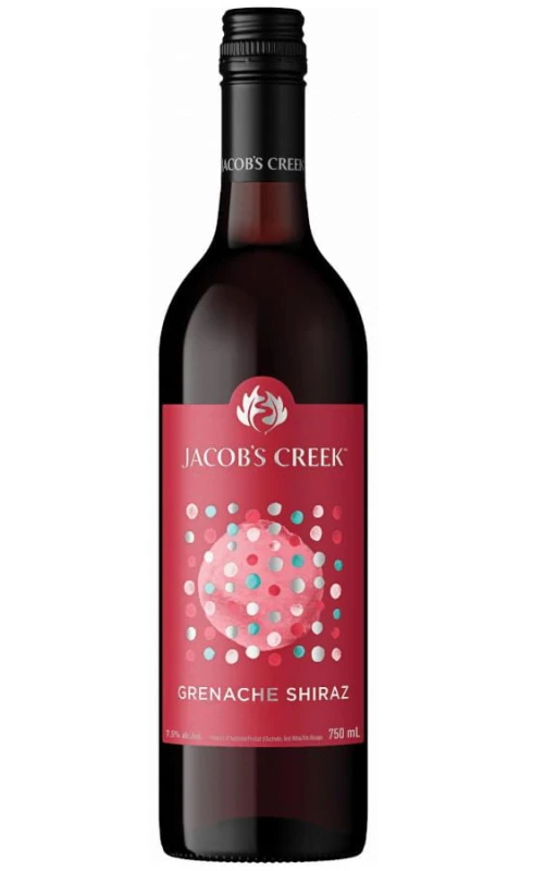 WINO JACOBS CREEK SHIRAZ GRENACHE CZERWONE PÓŁWYTRAWNE 750ML