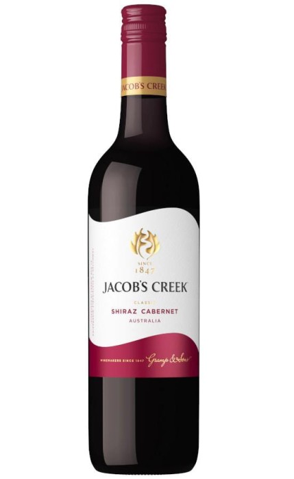 WINO JACOBS CREEK SHIRAZ CABERNET CZERWONE WYTRAWNE 750ML