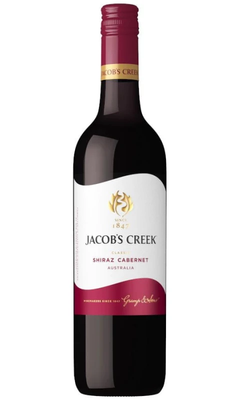WINO JACOBS CREEK SHIRAZ CABERNET CZERWONE WYTRAWNE 750ML