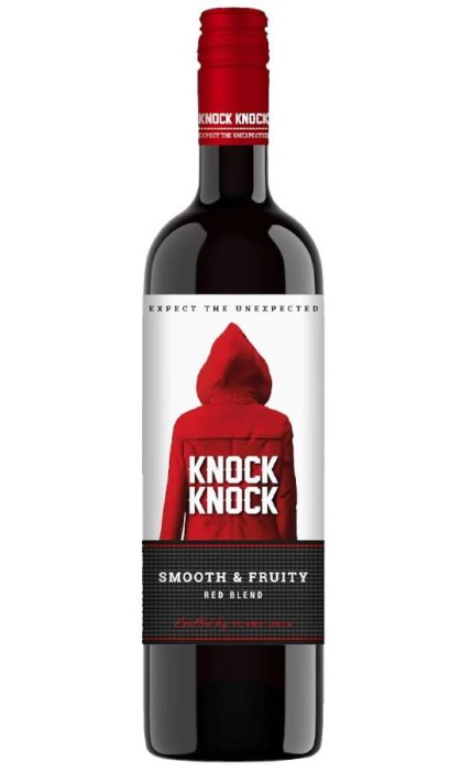 WINO KNOCK KNOCK TEMPRSYRAH CZERWONE WYTRAWNE 750ML