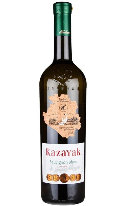 WINO KAZAYAK SAUVIGNON BLANC BIAŁE PÓŁWYTRAWNE 750ML