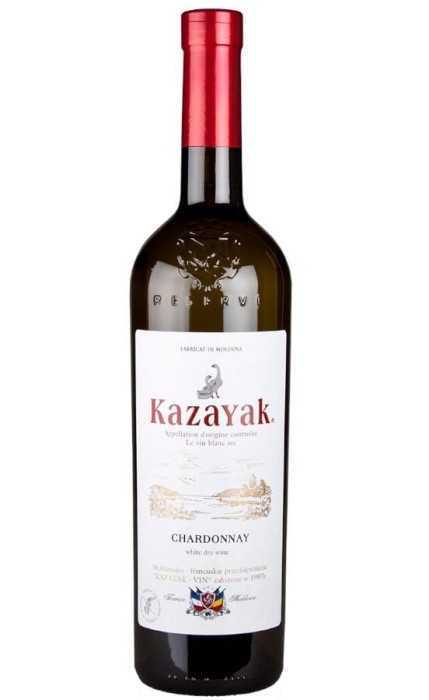 WINO KAZAYAK CHARDONNAY BIAŁE WYTRAWNE 750ML