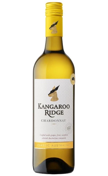 WINO KANGAROO RIDGE CHARDONNAY BIAŁE WYTRAWNE 750ML