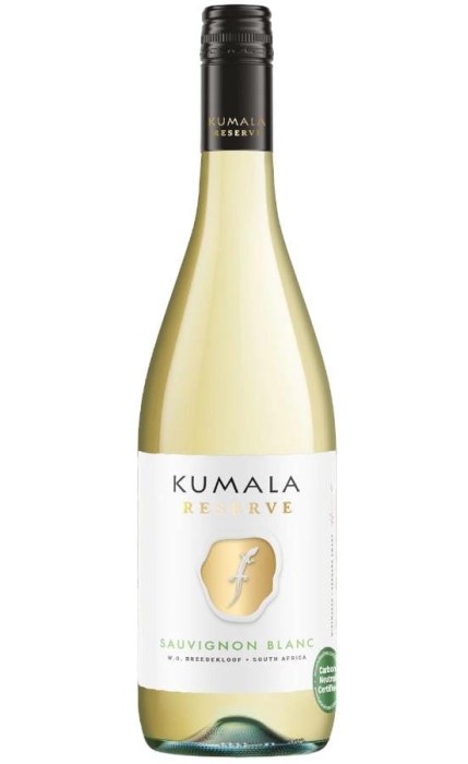 WINO KUMALA RESERVE SAUVIGNON BLANC BIAŁE WYTRAWNE 750ML