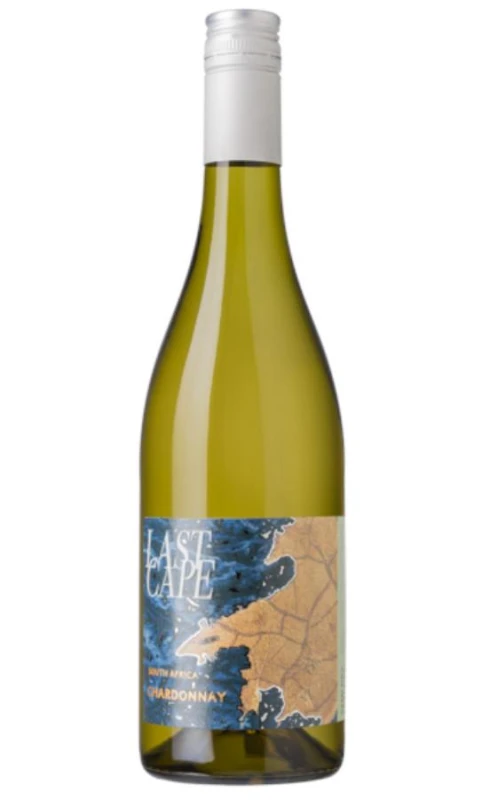 WINO LAST CAPE CHARDONNAY BIAŁE PÓŁWYTRAWNE 750ML
