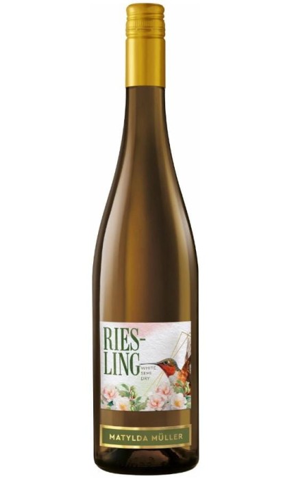 WINO MATYLDA MULLER RIESLING BIAŁE PÓŁWYTRAWNE 750ML