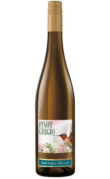 WINO MATYLDA MULLER PINOT BIAŁE PÓŁSŁODKIE 750ML