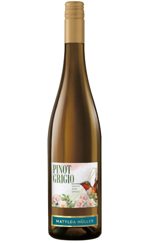 WINO MATYLDA MULLER PINOT BIAŁE PÓŁSŁODKIE 750ML
