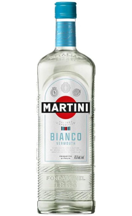 WINO MARTINI BIANCO + KIELISZEK 1L