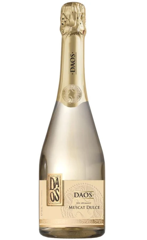 WINO MUSUJĄCE DAOS SPARKLING MUSCAT BIAŁE SŁODKIE 750ML