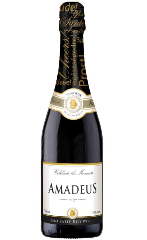 WINO MUSUJĄCE AMADEUS CZERWONE PÓŁSŁODKIE 750ML