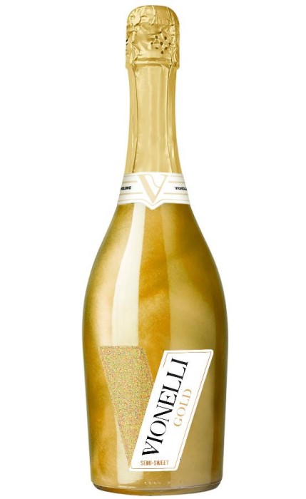 WINO MUSUJĄCE VIONELLI GOLD PÓŁWYTRAWNE 750ML