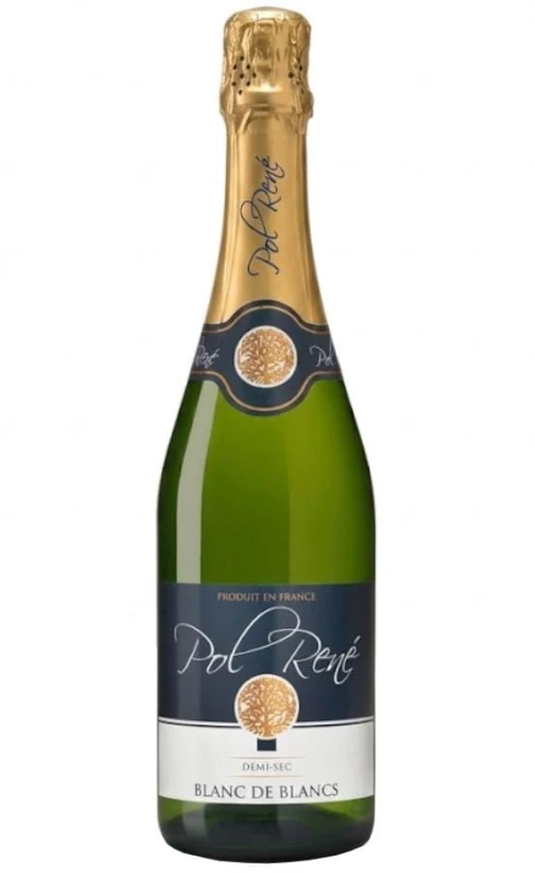 WINO MUSUJĄCE POL RENE DEMI BIAŁE PÓŁSŁODKIE 750ML