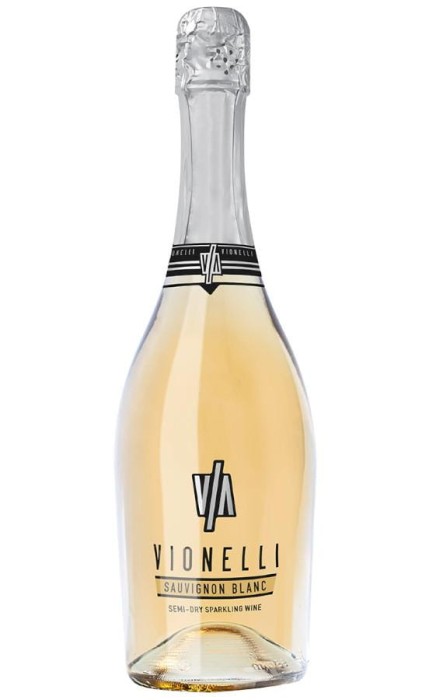 WINO MUSUJĄCE VIONELLI SAUVIGNON BLANC BIAŁE PÓŁWYTRAWNE 750M