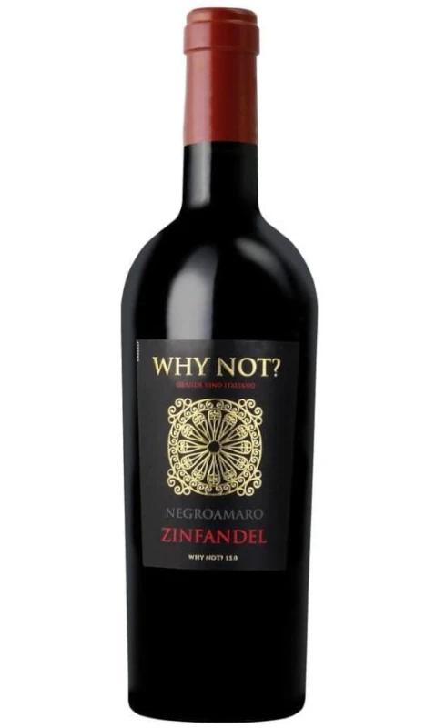 WINO NEGROAMARO PRIMITIVO CZERWONE PÓŁSŁODKIE 750ML