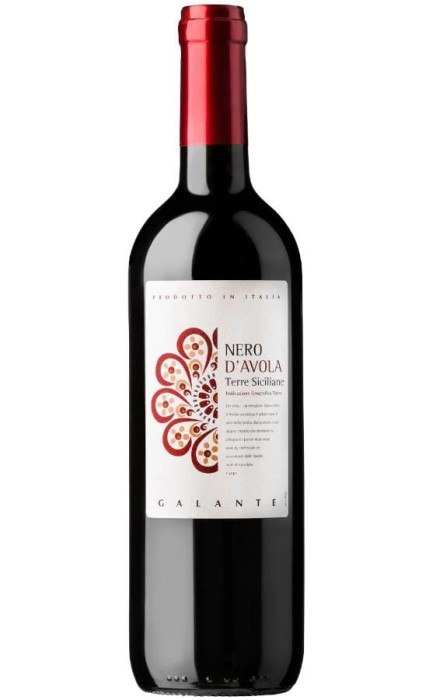 WINO NERO DAVOLA SICILIA GALANT 750ML