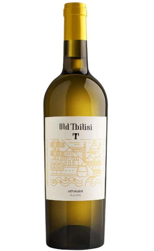 WINO OLD TBILISI ALAZANI BIAŁE PÓŁSŁODKIE 750ML