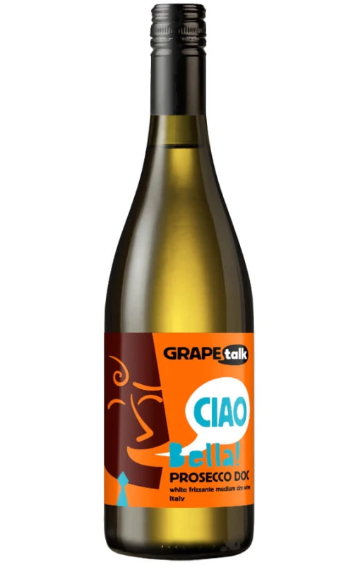 WINO PROSECCO GRAPE TALK CIAO BELLA 0,75L