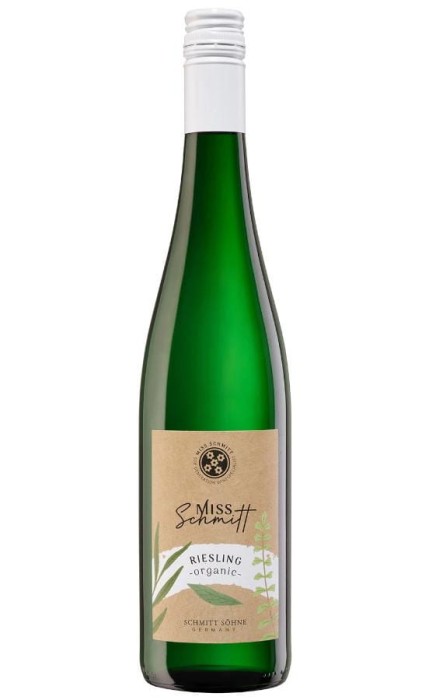 WINO SCHMITT RIESLING ORGANIC BIAŁE PÓŁSŁODKIE 750ML