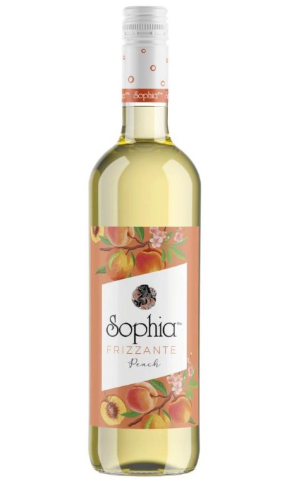WINO SOPHIA FRIZZANTE PEACH RÓŻOWE SŁODKIE 750ML 11%