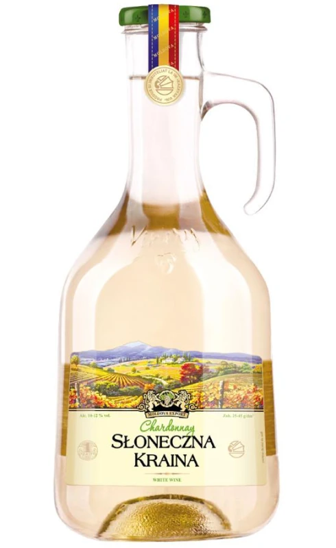 WINO SŁONECZNA KRAINA BIAŁE PÓŁSLODKIE 1L 12%