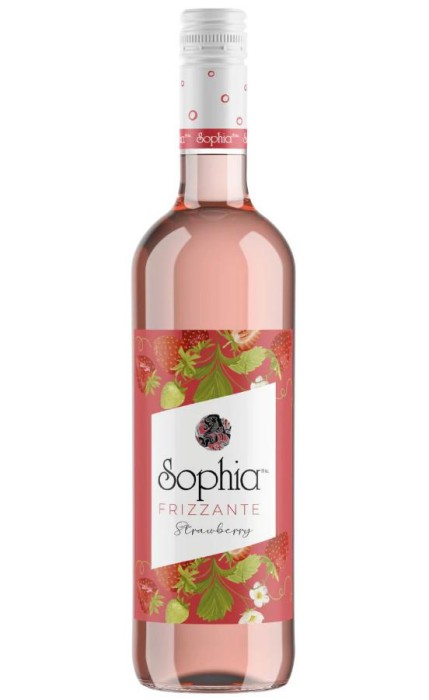 WINO SOPHIA FRIZZANTE STRAWBERRY RÓŻOWE SŁODKIE 750ML
