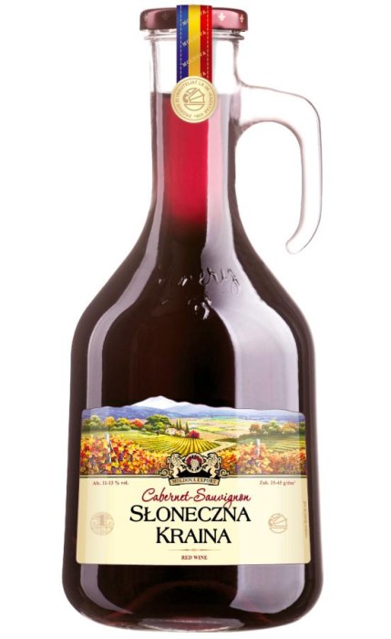 WINO SŁONECZNA KRAINA CZERWONE SŁODKIE 1L 12,5%