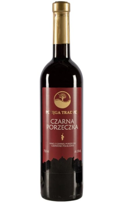 WINO Z CZARNEJ PORZECZKI PÓŁSŁODKIE 750ML