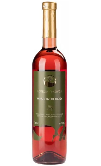 WINO Z DZIKIEJ RÓŻY EKOLOGICZNE 750ML