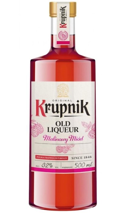 LIKIER KRUPNIK OLD MALINOWY MIÓD 0,5L