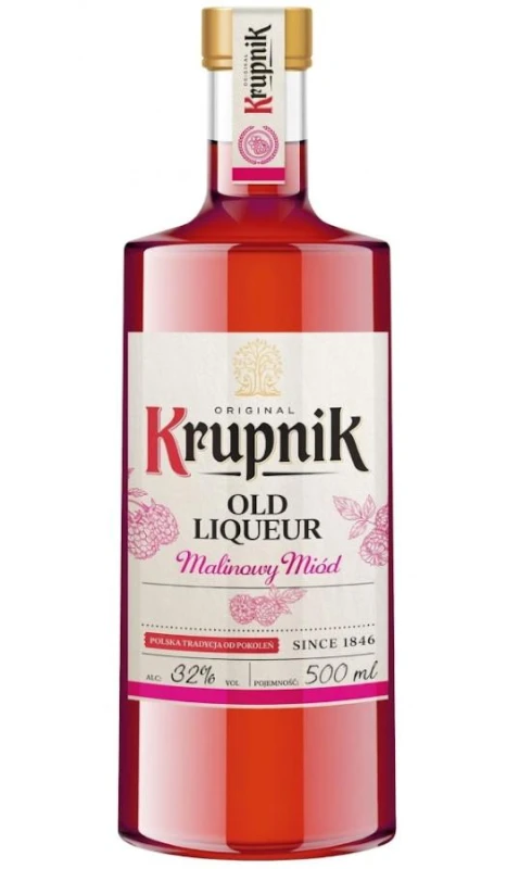 LIKIER KRUPNIK OLD MALINOWY MIÓD 0,5L
