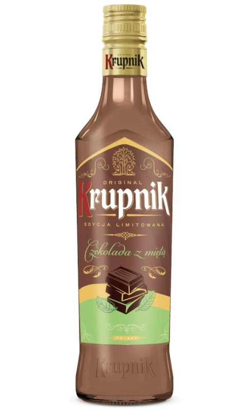 LIKIER KRUPNIK MLECZNY CZEKOLADA-MIĘTA 0,5L