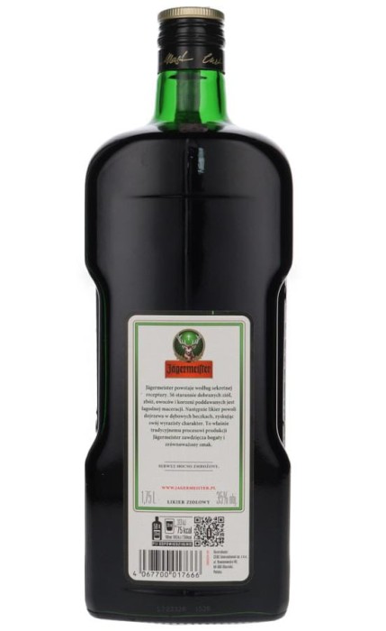LIKIER ZIOŁOWY JAGERMEISTER 1,75L 35%